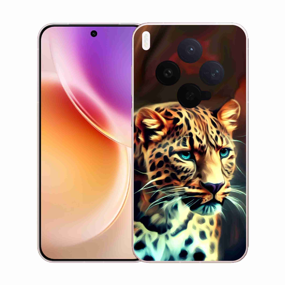 Gelový kryt mmCase na Vivo X300 - leopard