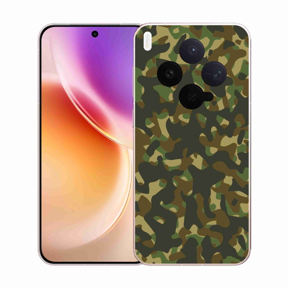 Gelový kryt mmCase na Vivo X300 - maskáčový vzor 1