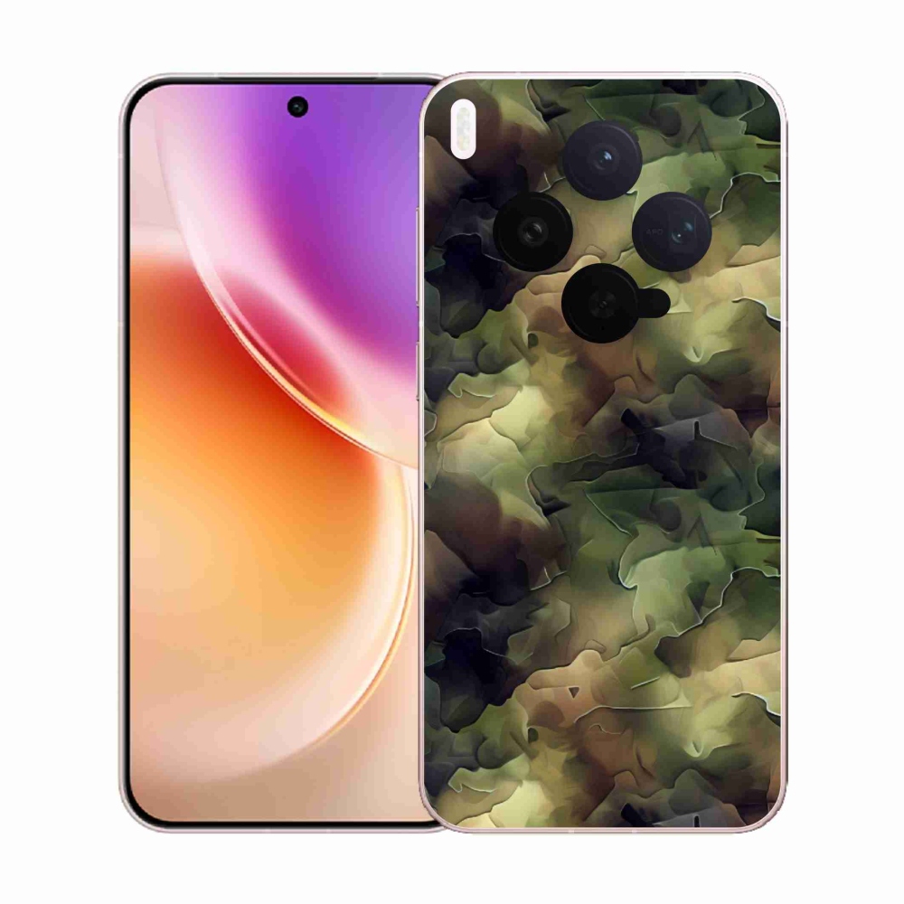 Gelový kryt mmCase na Vivo X300 - maskáčový vzor 10