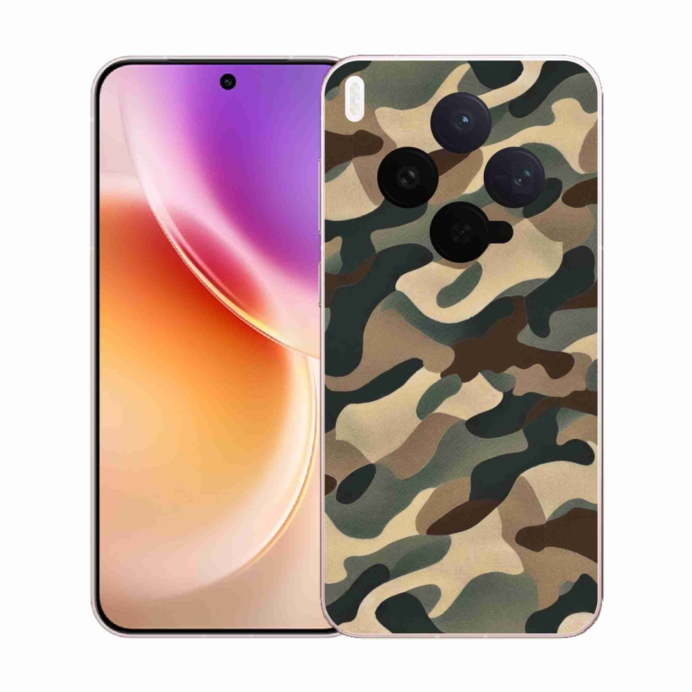 Gelový kryt mmCase na Vivo X300 - maskáčový vzor 11