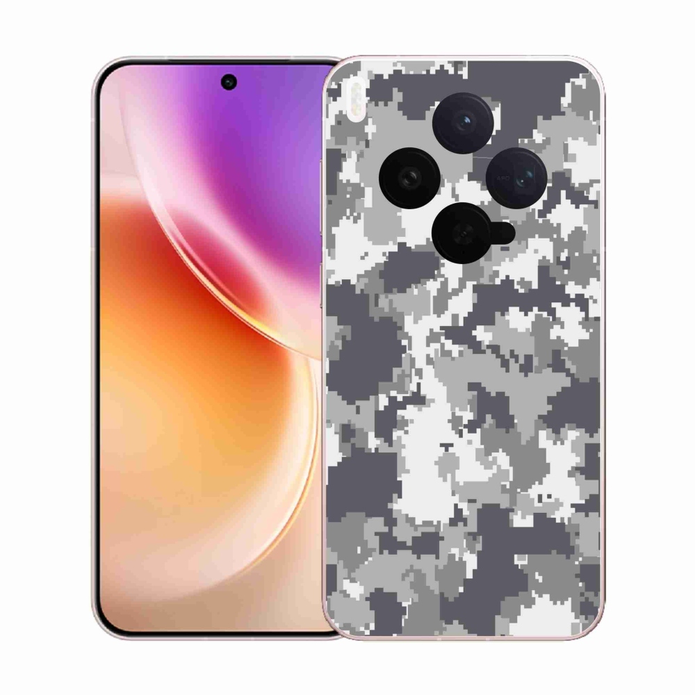 Gelový kryt mmCase na Vivo X300 - maskáčový vzor 2