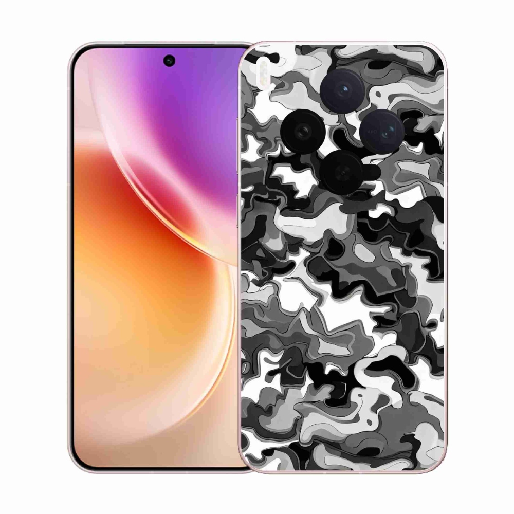 Gelový kryt mmCase na Vivo X300 - maskáčový vzor 3