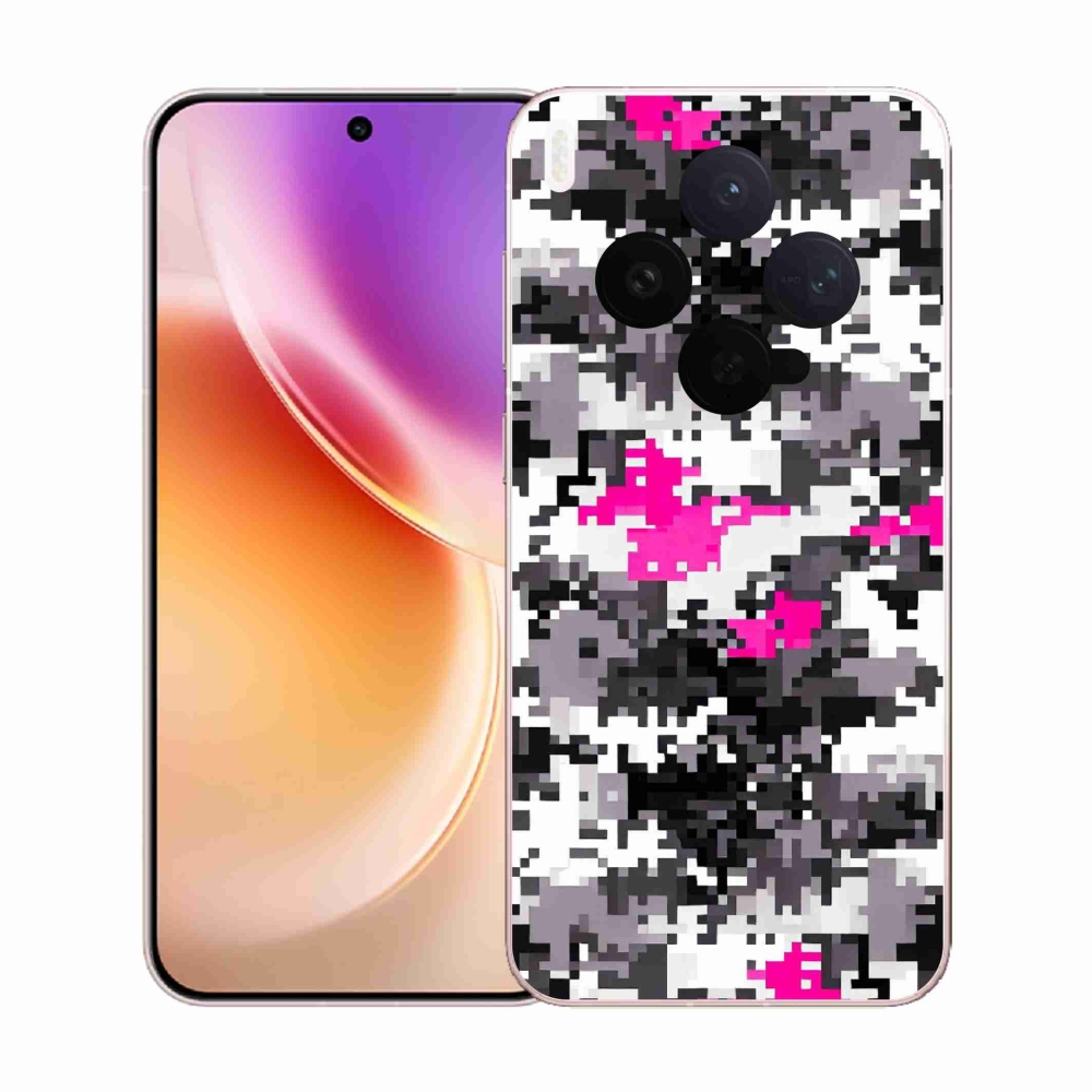 Gelový kryt mmCase na Vivo X300 - maskáčový vzor 4