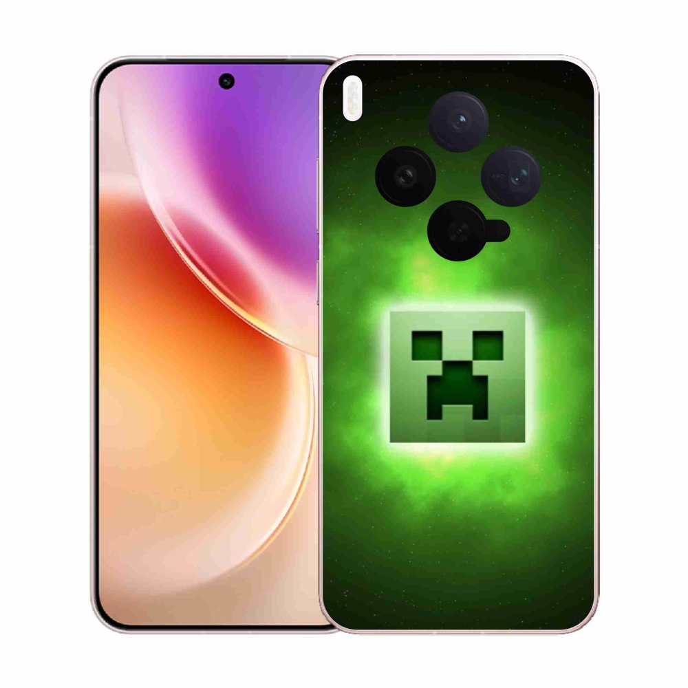 Gelový kryt mmCase na Vivo X300 - minecraft