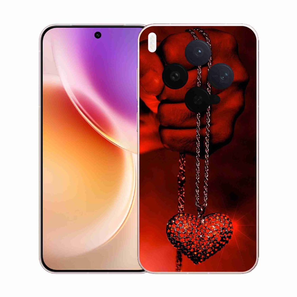 Gelový kryt mmCase na Vivo X300 - náhrdelník