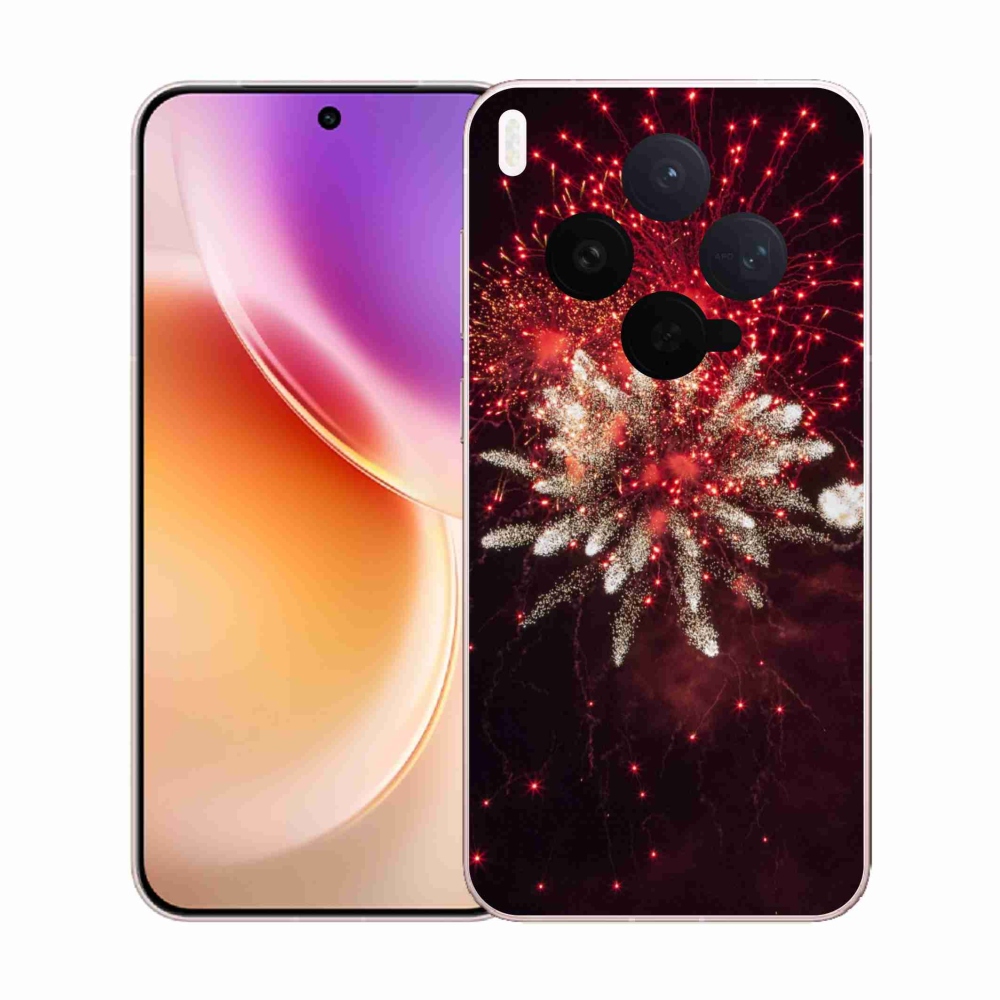 Gelový kryt mmCase na Vivo X300 - ohňostroj