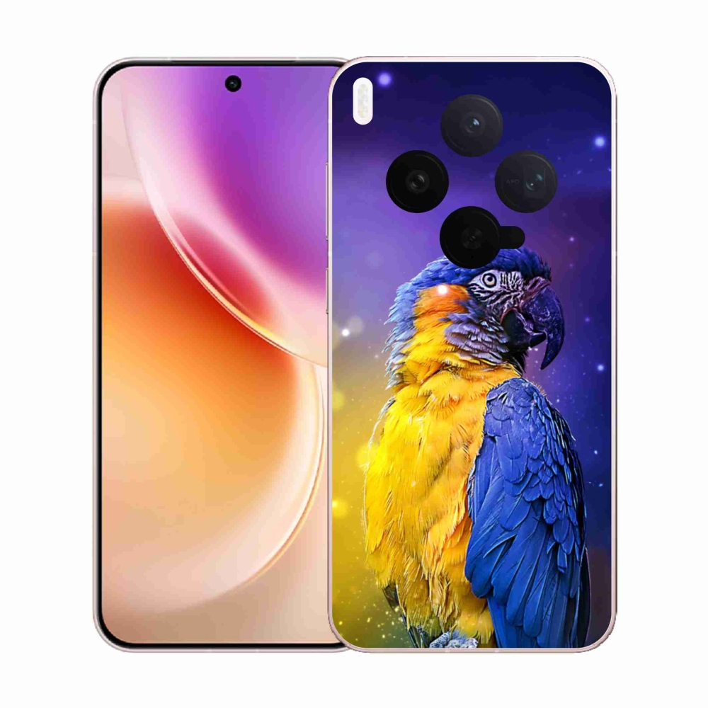 Gelový kryt mmCase na Vivo X300 - papoušek ara 1