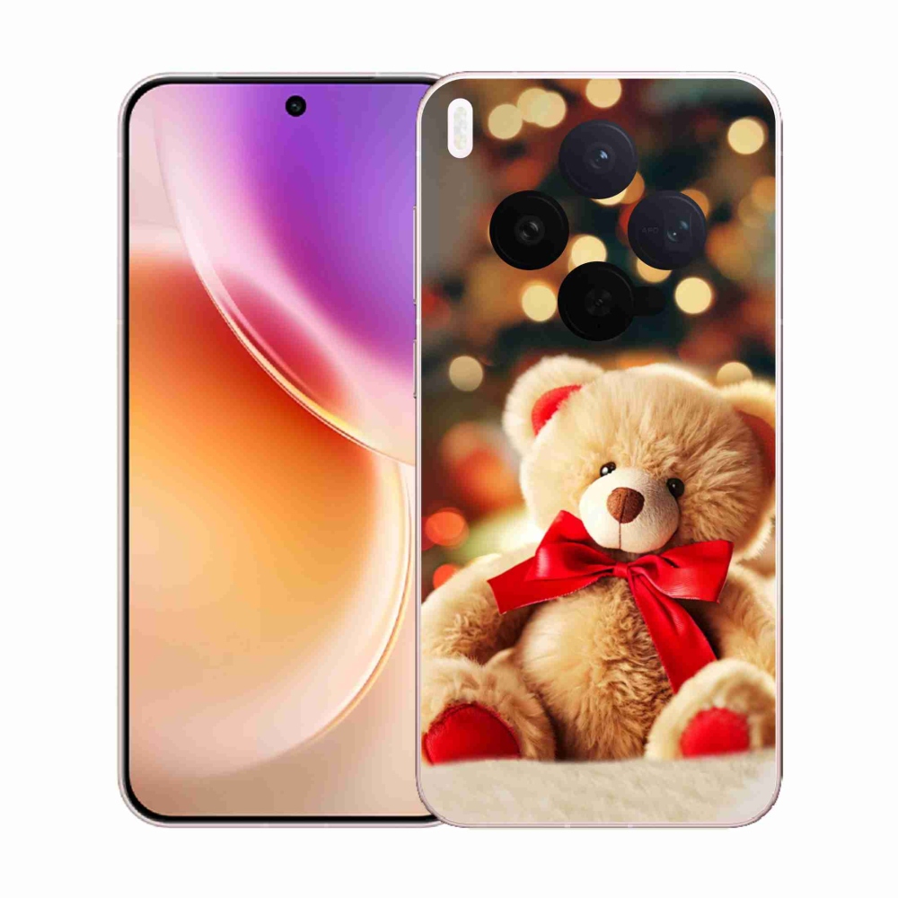 Gelový kryt mmCase na Vivo X300 - plyšový medvídek