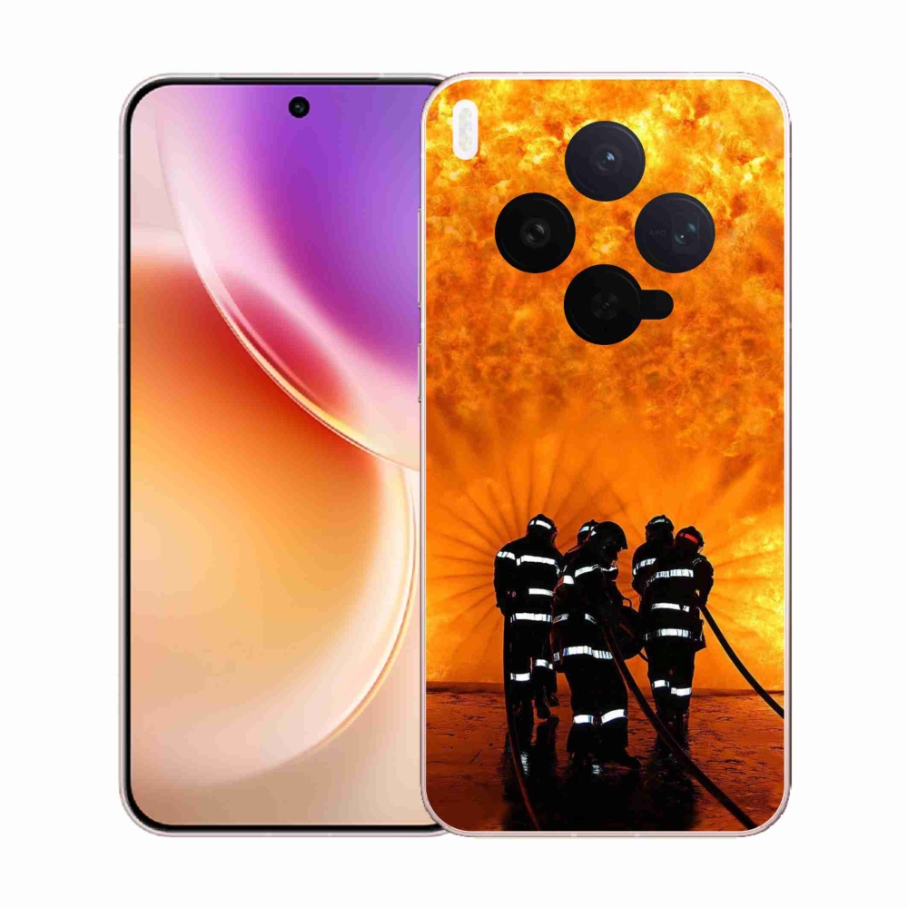 Gelový kryt mmCase na Vivo X300 - požár