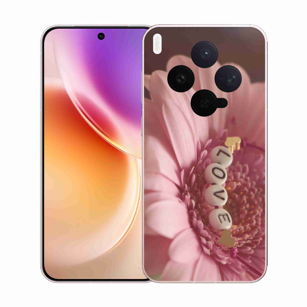 Gelový kryt mmCase na Vivo X300 - přívěsek love