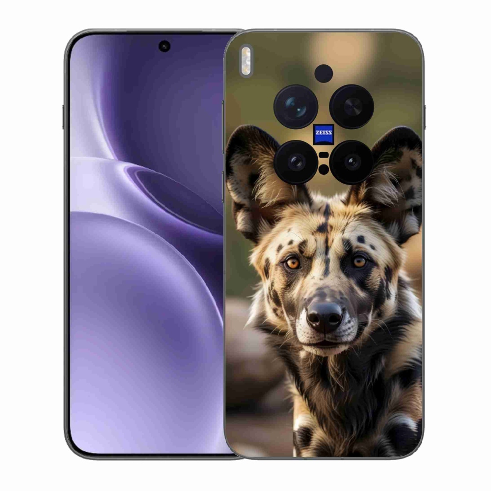Gelový kryt mmCase na Vivo X300 Pro 5G - africký divoký pes