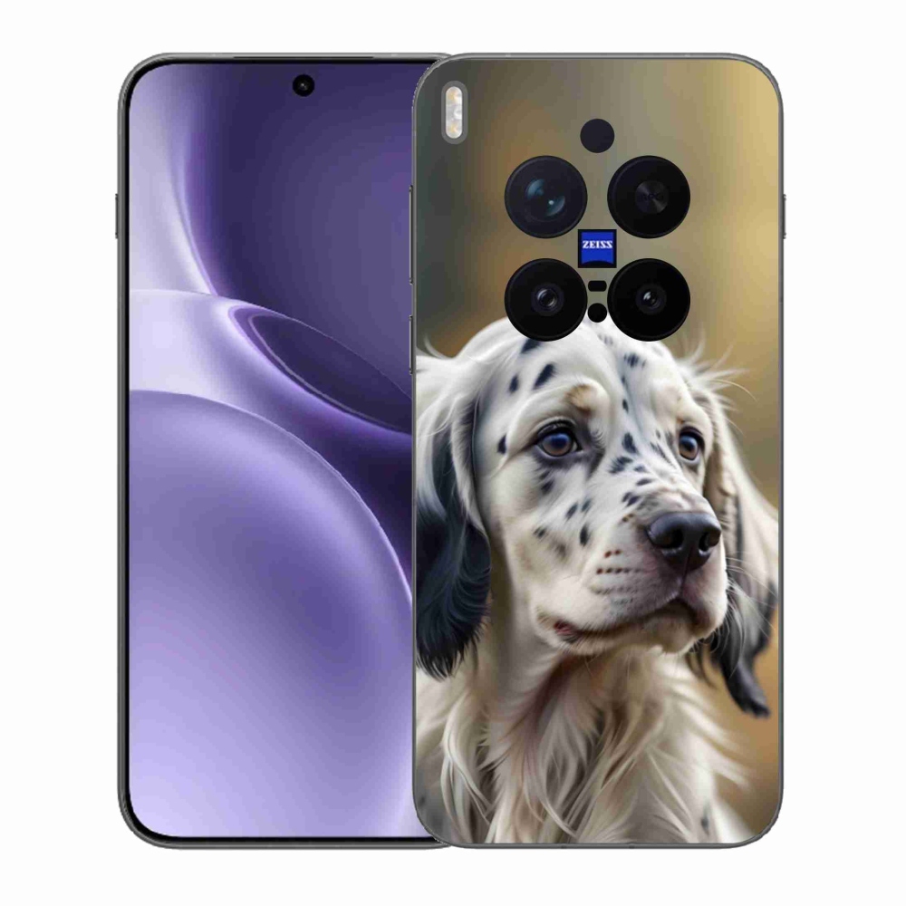 Gelový kryt mmCase na Vivo X300 Pro 5G - anglický setr