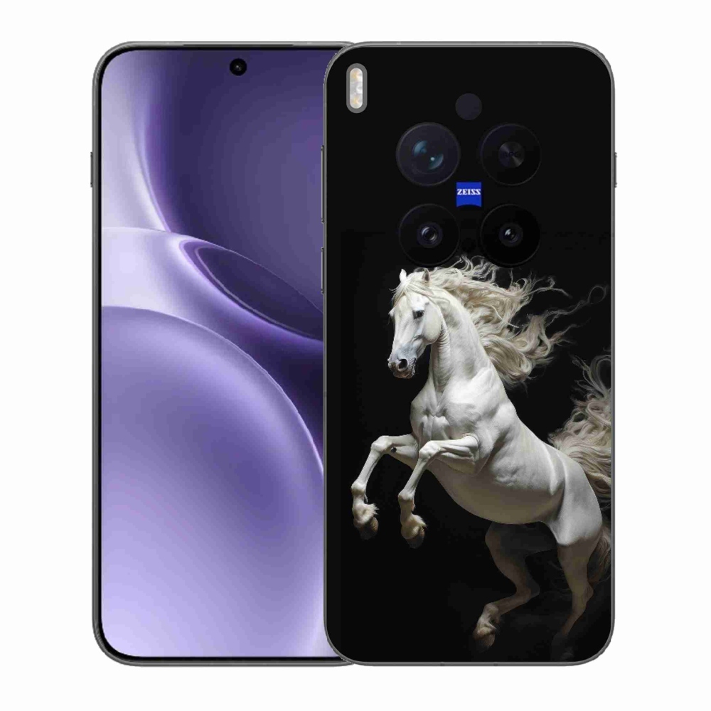 Gelový kryt mmCase na Vivo X300 Pro 5G - bílý kůň 4