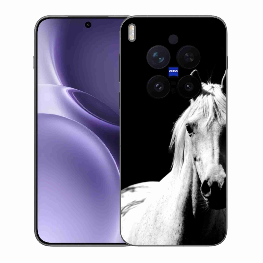 Gelový kryt mmCase na Vivo X300 Pro 5G - bílý kůň 5