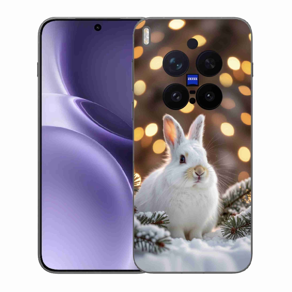 Gelový kryt mmCase na Vivo X300 Pro 5G - bílý zajíc