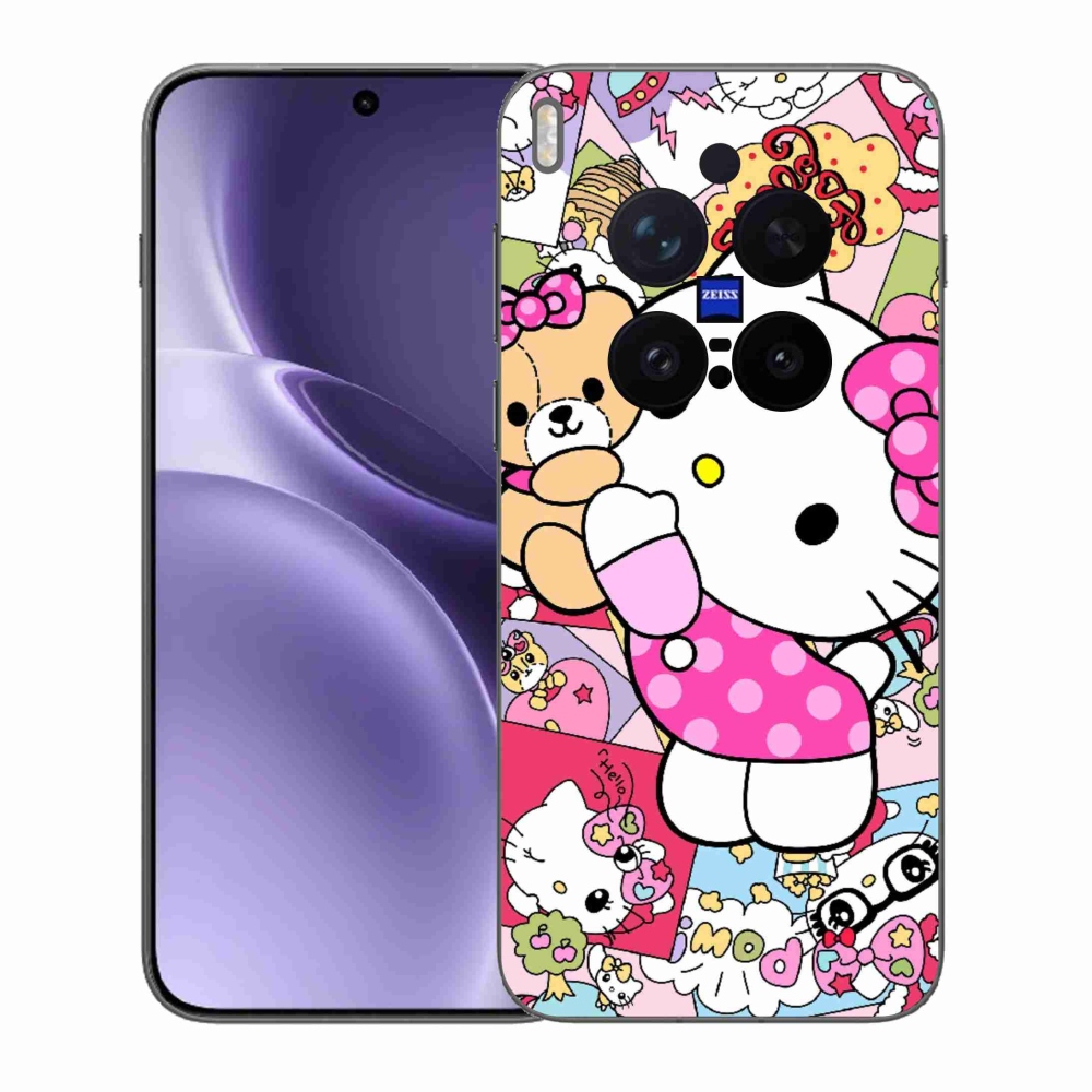 Gelový kryt mmCase na Vivo X300 Pro 5G - cute kitty