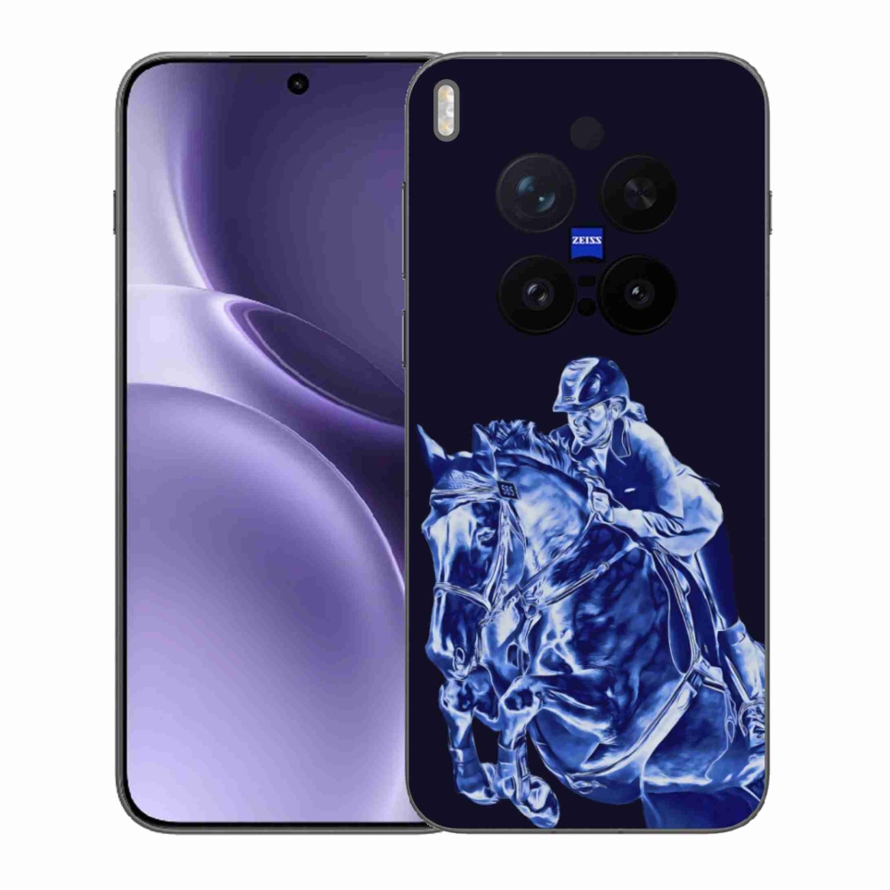 Gelový kryt mmCase na Vivo X300 Pro 5G - dostihový kůň