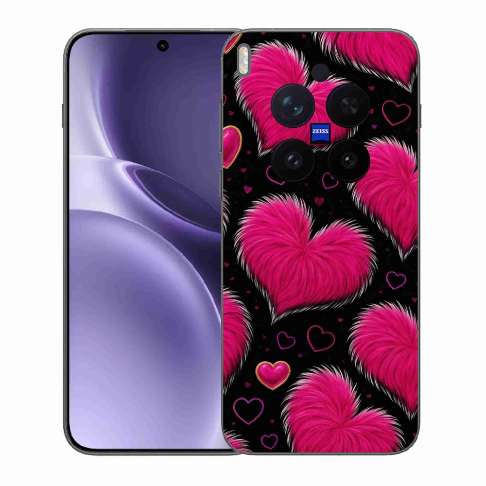 Gelový kryt mmCase na Vivo X300 Pro 5G - hebká srdce