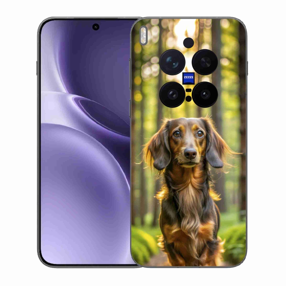 Gelový kryt mmCase na Vivo X300 Pro 5G - jezevčík 4