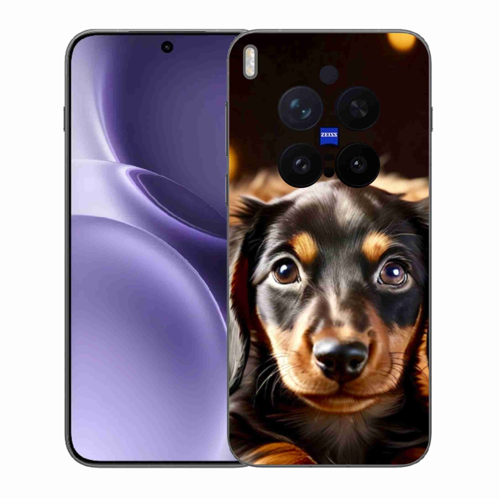 Gelový kryt mmCase na Vivo X300 Pro 5G - jezevčík