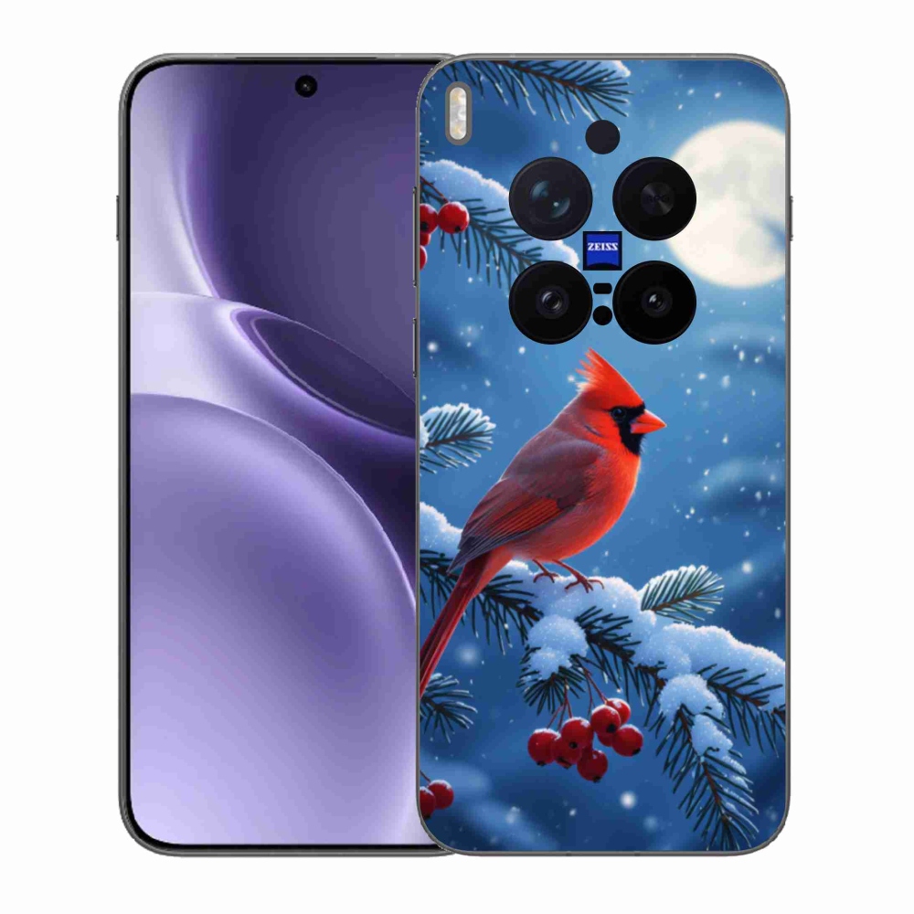 Gelový kryt mmCase na Vivo X300 Pro 5G - kardinál červený