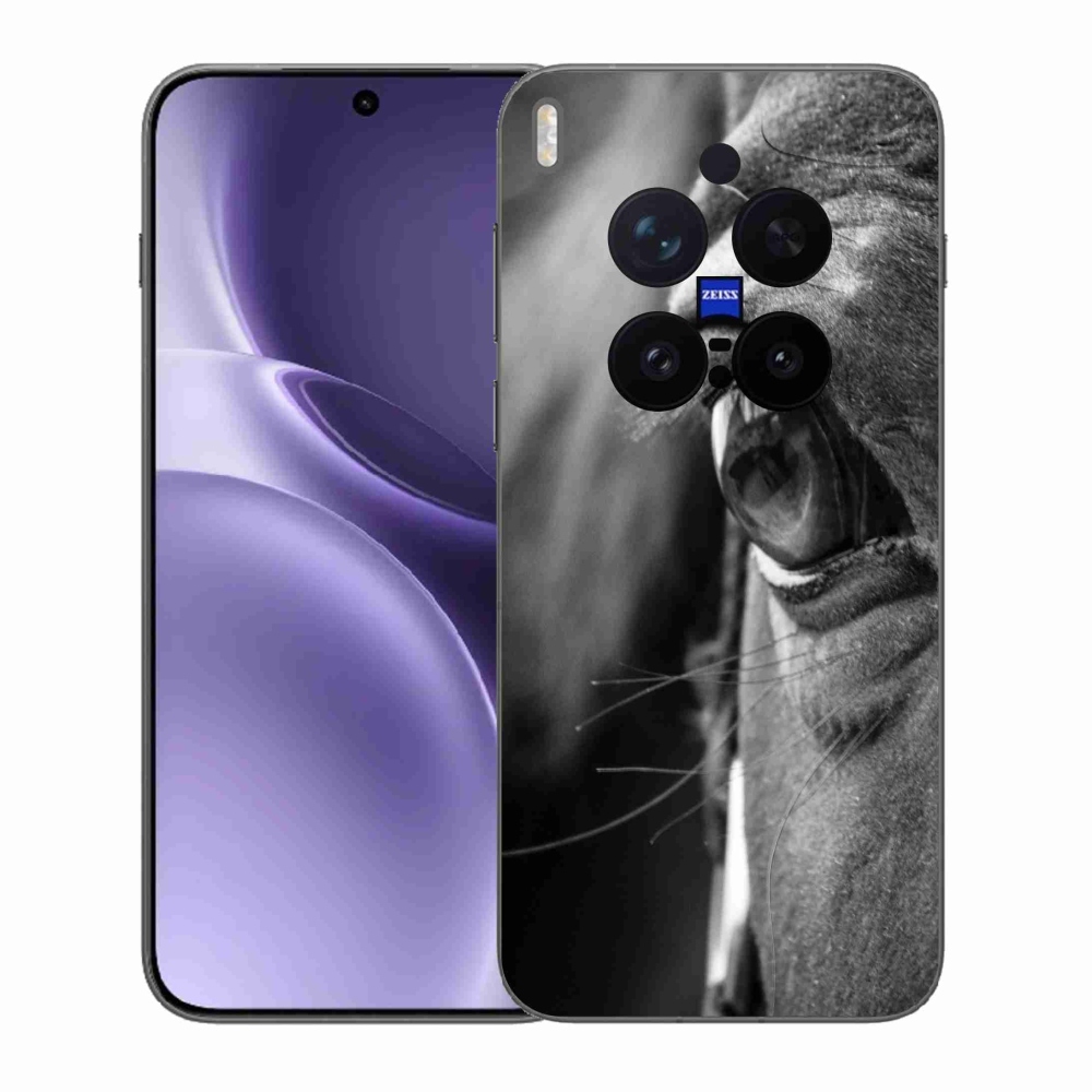 Gelový kryt mmCase na Vivo X300 Pro 5G - koňský pohled