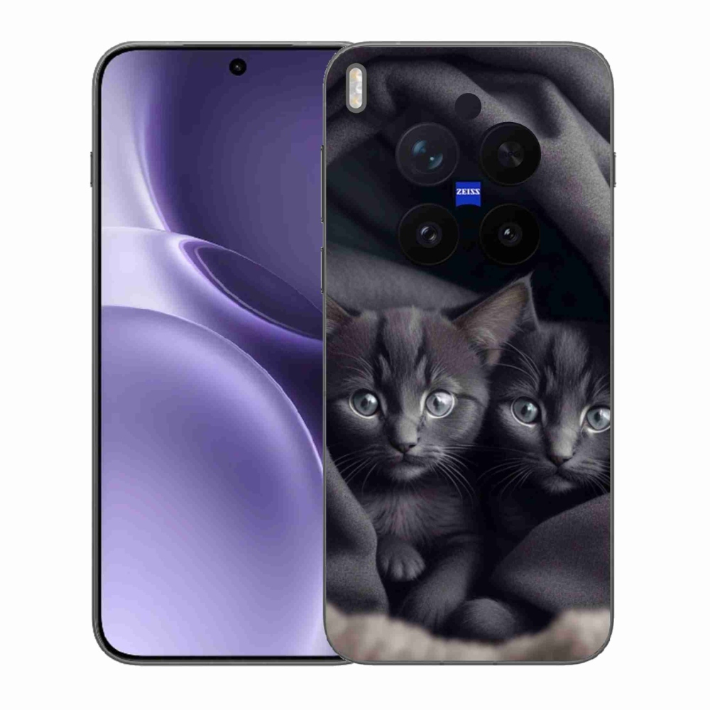 Gelový kryt mmCase na Vivo X300 Pro 5G - kočičí duo