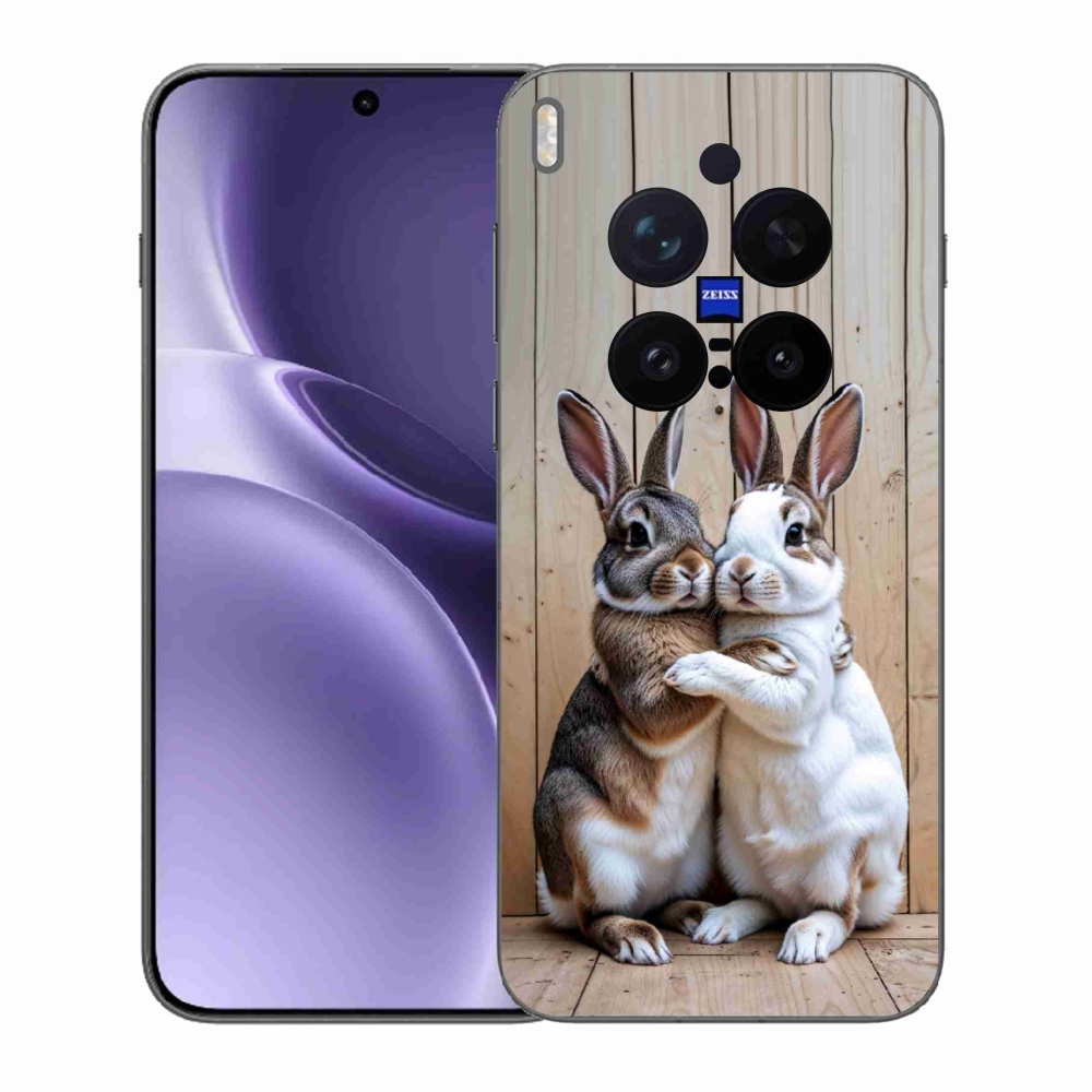 Gelový kryt mmCase na Vivo X300 Pro 5G - králičí pár