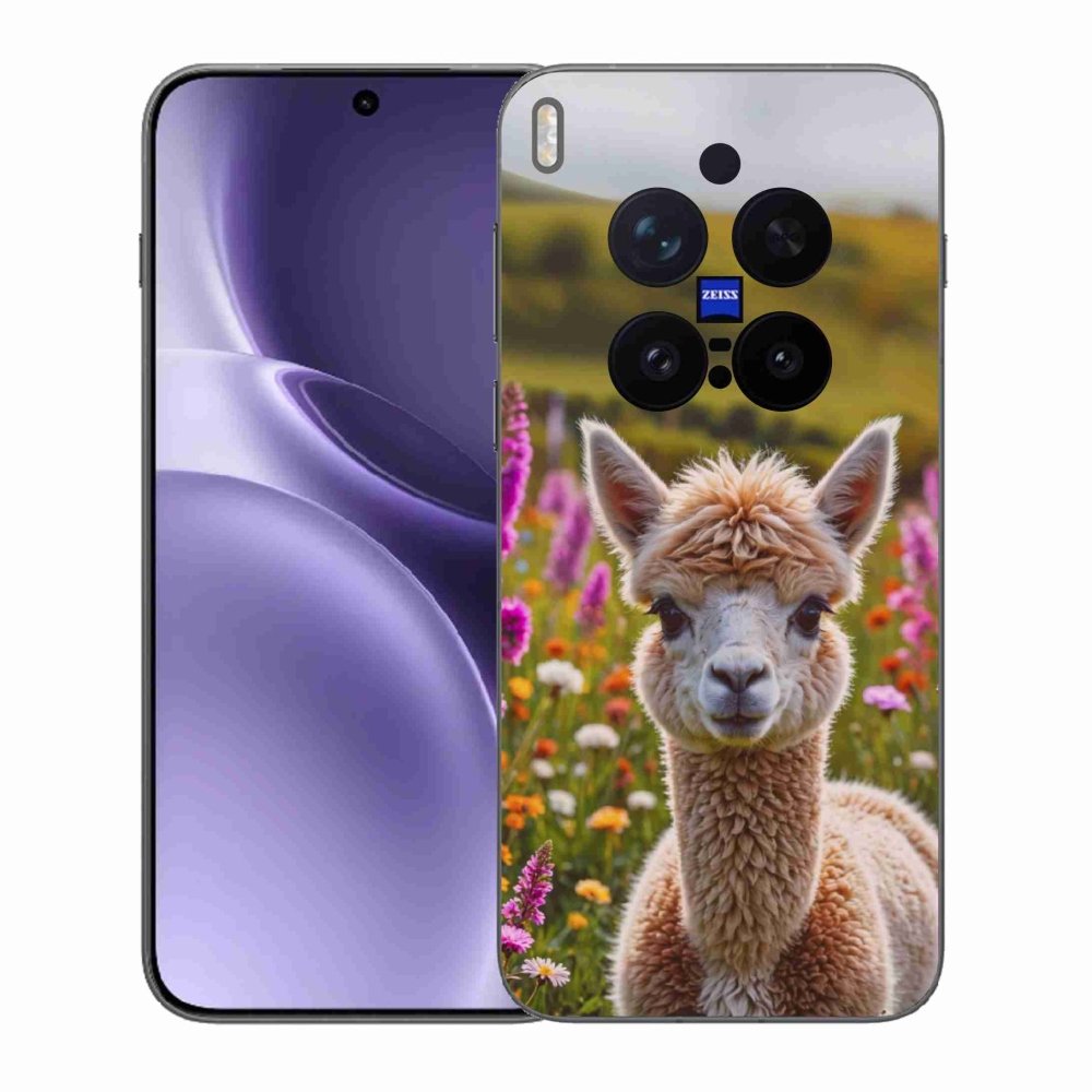 Gelový kryt mmCase na Vivo X300 Pro 5G - lama na louce
