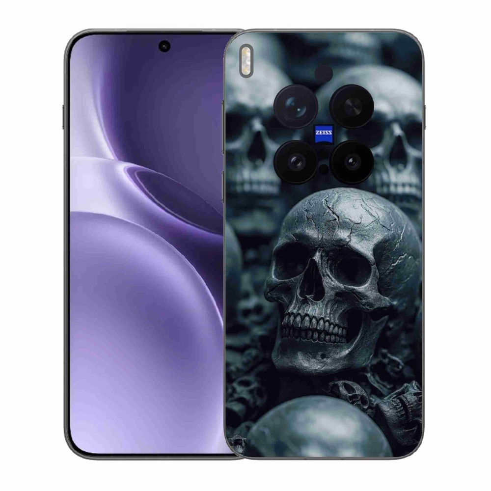 Gelový kryt mmCase na Vivo X300 Pro 5G - lebka 2