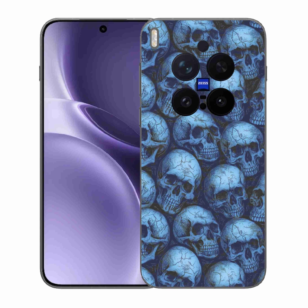 Gelový kryt mmCase na Vivo X300 Pro 5G - lebky