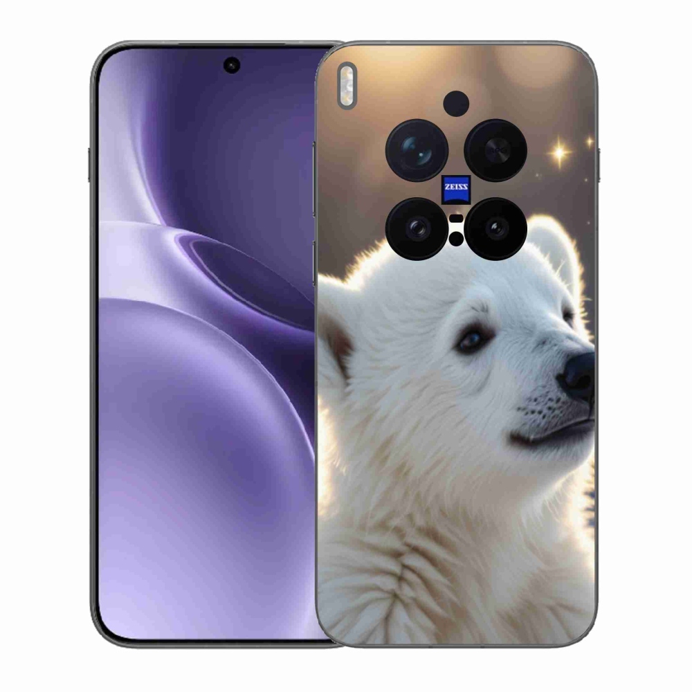 Gelový kryt mmCase na Vivo X300 Pro 5G - lední medvěd
