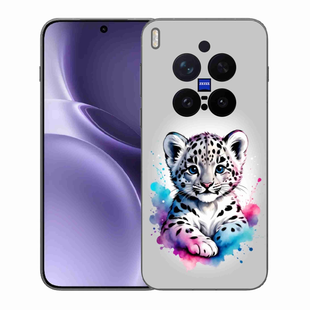 Gelový kryt mmCase na Vivo X300 Pro 5G - levhartí mládě