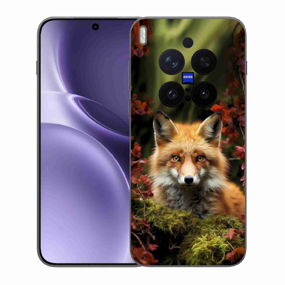 Gelový kryt mmCase na Vivo X300 Pro 5G - liška v lese