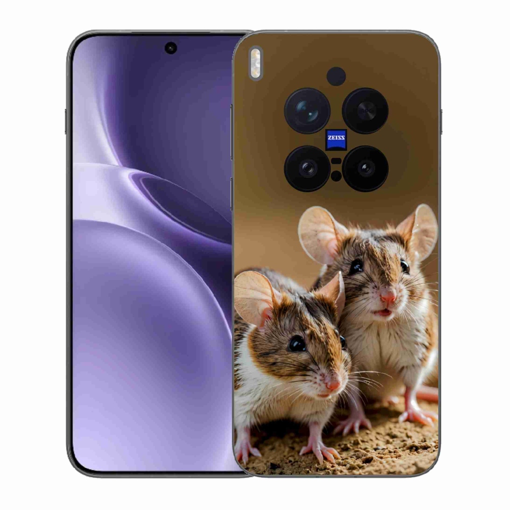 Gelový kryt mmCase na Vivo X300 Pro 5G - myší duo