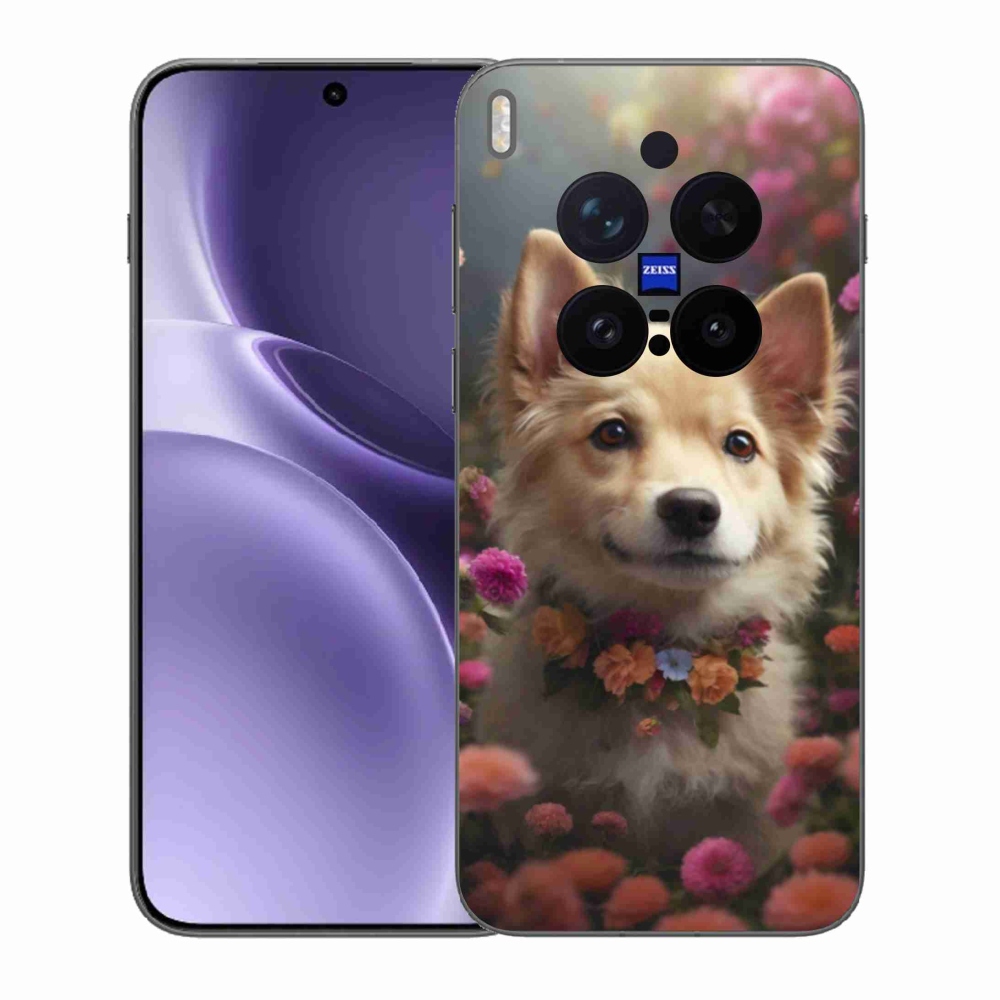 Gelový kryt mmCase na Vivo X300 Pro 5G - německý špic