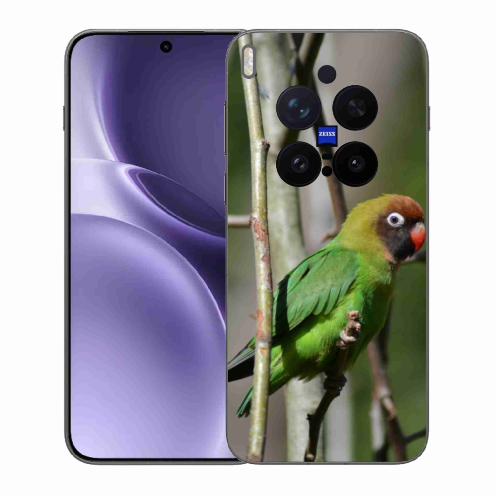 Gelový kryt mmCase na Vivo X300 Pro 5G - papoušek agapornis