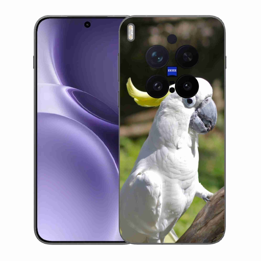Gelový kryt mmCase na Vivo X300 Pro 5G - papoušek kakadu 2