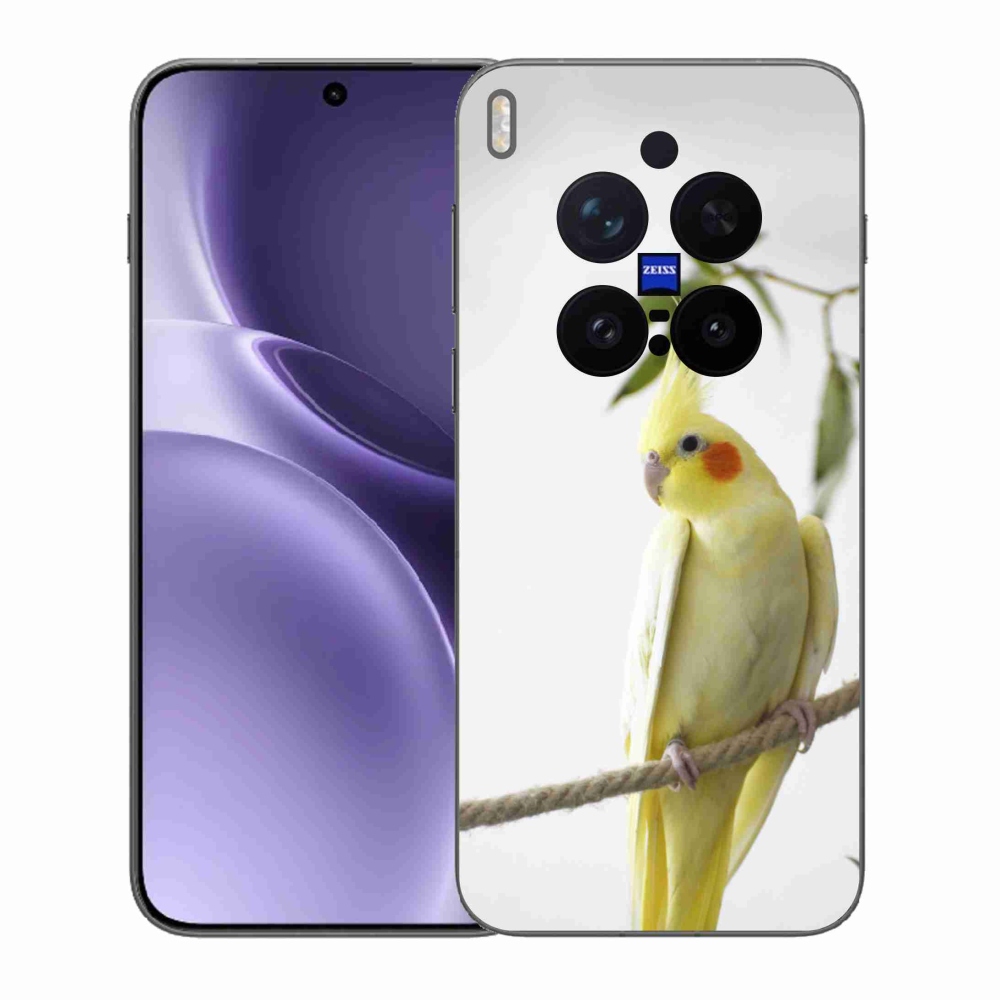 Gelový kryt mmCase na Vivo X300 Pro 5G - papoušek korela chocholatá