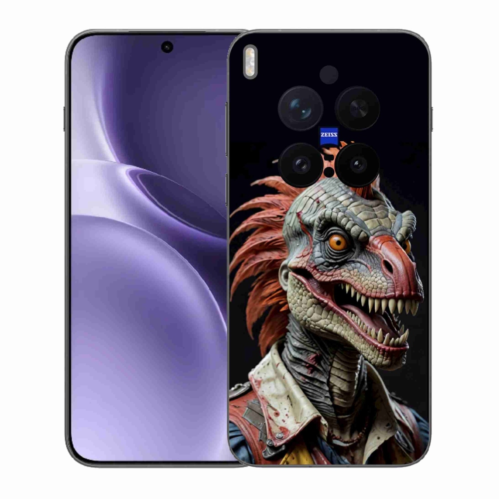 Gelový kryt mmCase na Vivo X300 Pro 5G - punk dinosaurus