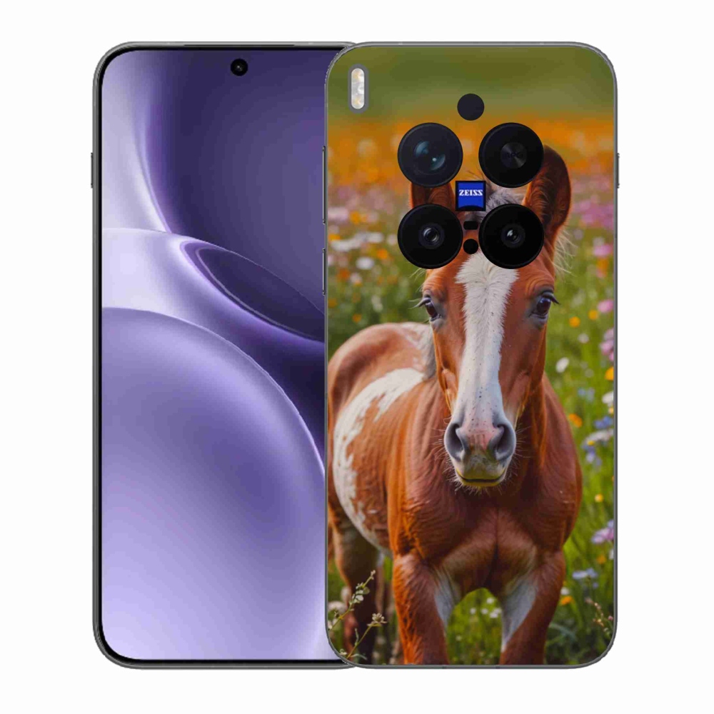 Gelový kryt mmCase na Vivo X300 Pro 5G - roztomilé hříbě