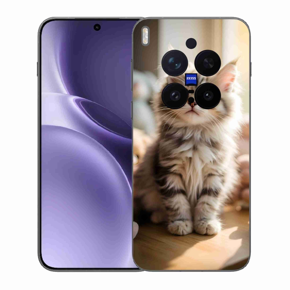 Gelový kryt mmCase na Vivo X300 Pro 5G - roztomilé kotě 10