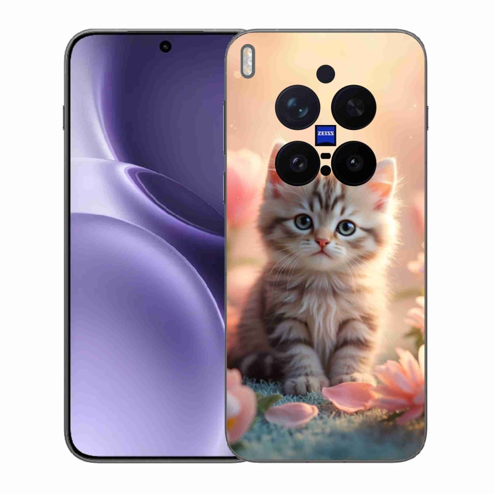 Gelový kryt mmCase na Vivo X300 Pro 5G - roztomilé kotě 8