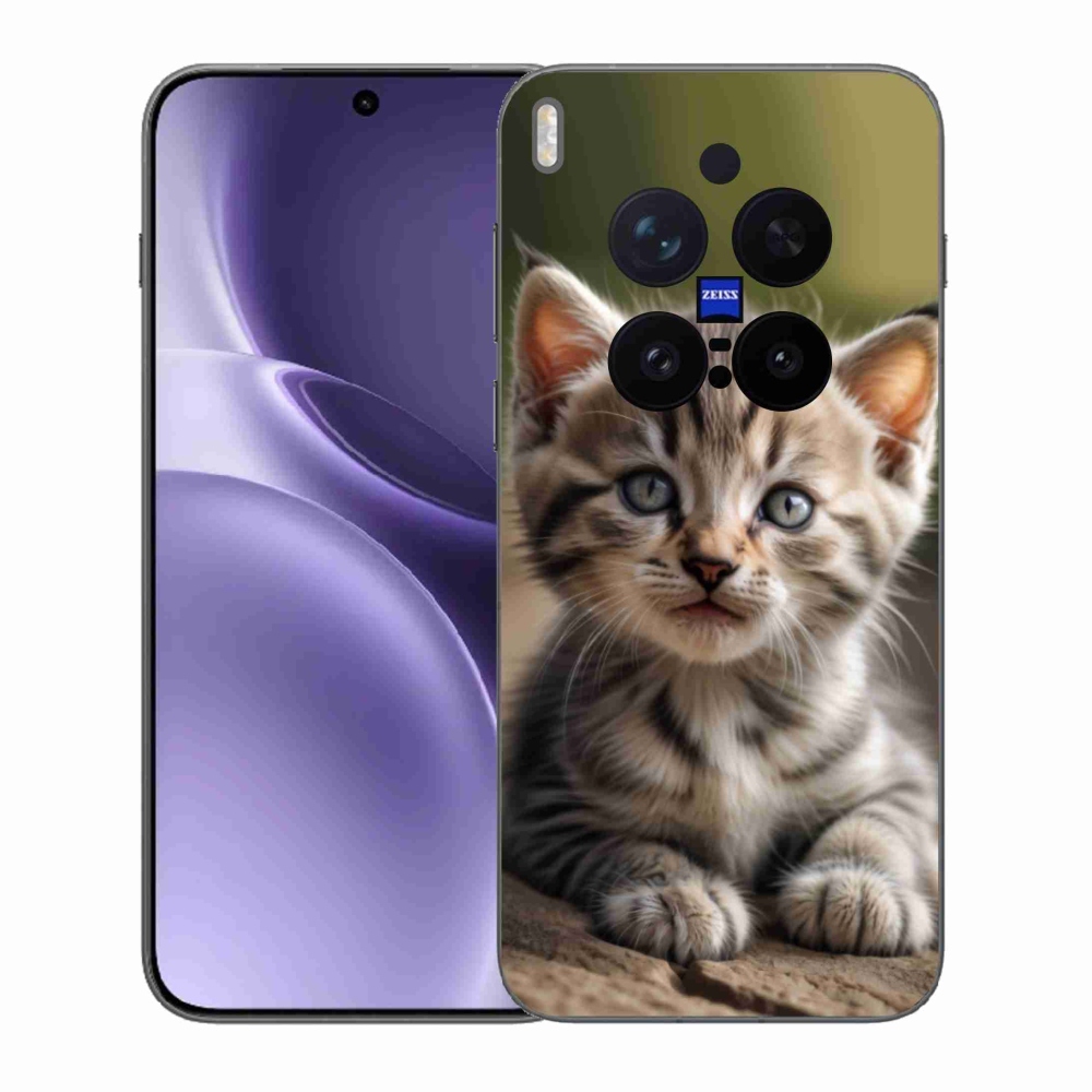 Gelový kryt mmCase na Vivo X300 Pro 5G - roztomilé kotě 9