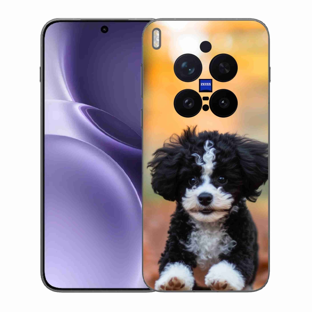 Gelový kryt mmCase na Vivo X300 Pro 5G - roztomilé štěně 2