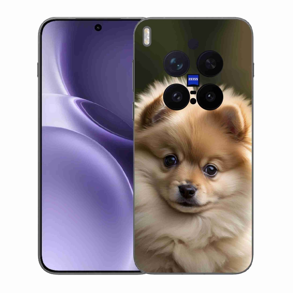 Gelový kryt mmCase na Vivo X300 Pro 5G - roztomilý pomeranian 2