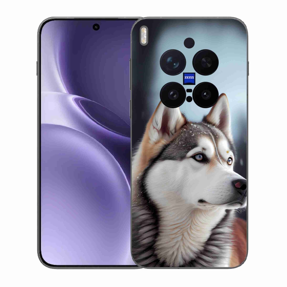 Gelový kryt mmCase na Vivo X300 Pro 5G - sibiřský husky