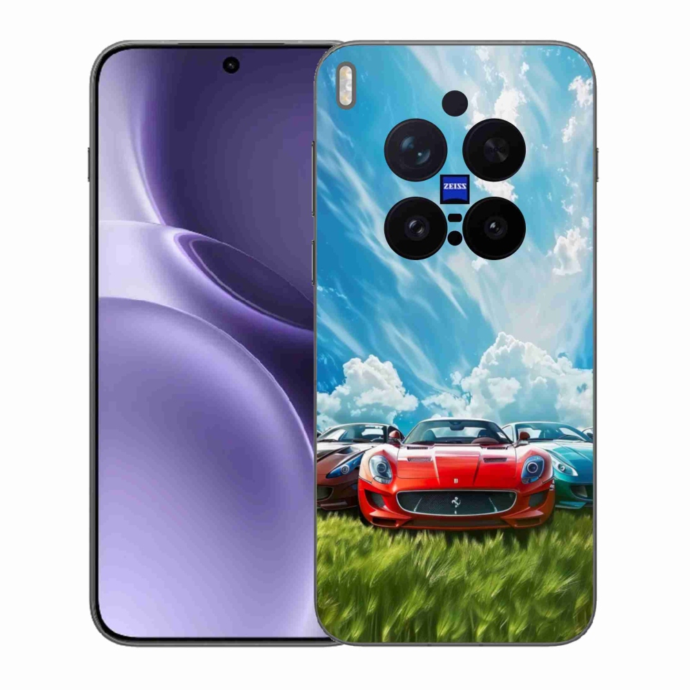 Gelový kryt mmCase na Vivo X300 Pro 5G - sportovní vozy