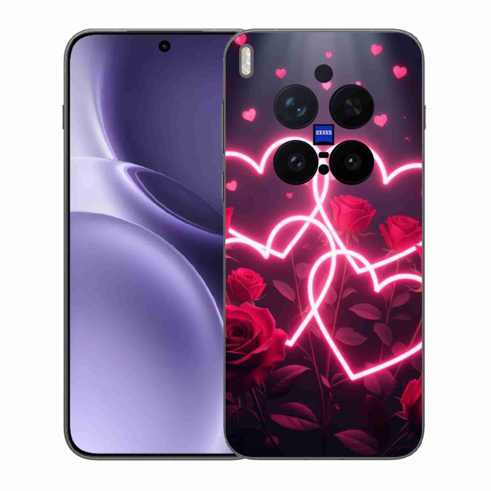 Gelový kryt mmCase na Vivo X300 Pro 5G - srdce lásky