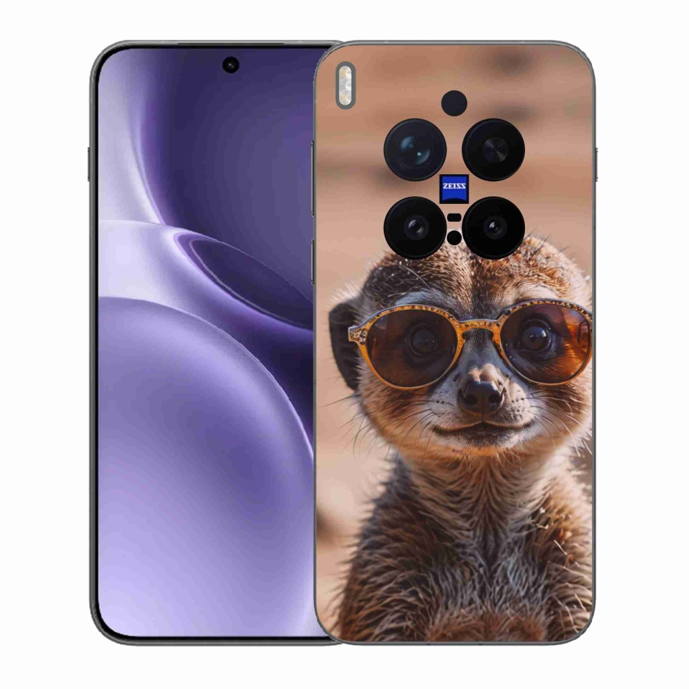 Gelový kryt mmCase na Vivo X300 Pro 5G - stylová surikata